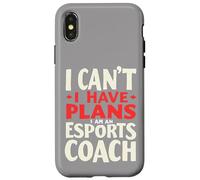 Non posso avere piani Sono un allenatore di eSport, Coach di gioco Custodia per iPhone X/XS