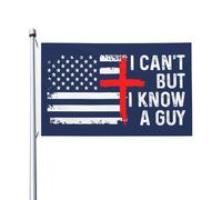 Non posso che conoscere un ragazzo, bandiera da 3x5 piedi, bifacciale, originale, per esterni, per casa e dormitorio