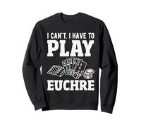 Non Posso Devo Giocare a Euchre Felpa