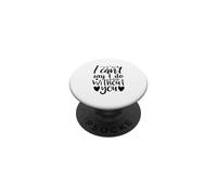 Non posso dire che faccio senza di te Proposta di damigella d"amore PopSockets PopGrip Adesivo