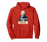 Non posso dire una bugia - Divertente George Washington Felpa con Cappuccio