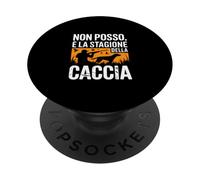 Non posso è la stagione della caccia PopSockets PopGrip Adesivo