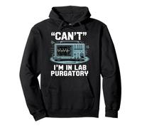 Non posso essere in Lab Purgatory Meme Felpa con Cappuccio