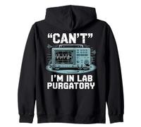 Non posso essere in Lab Purgatory Meme Felpa con Cappuccio