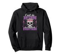 Non Posso Fare Niente pensando Troppo a Skull Brain Felpa con Cappuccio