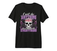Non Posso Fare Niente pensando Troppo a Skull Brain Maglietta Premium