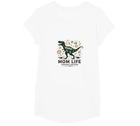 Non Posso Fermare Questo Mamasaurus T-Ree Maglietta, Ragazze, Bianco, S