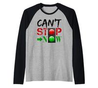 Non Posso fermarmi Ora Maglia con Maniche Raglan