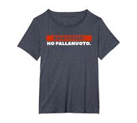 Non Posso Ho Pallanuoto Maglietta, Donna Plus-Size, Pervinca, 6X