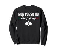 Non Posso Ho Ping Pong Table Tennis Players Giocatore Boys Felpa