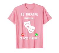 Non Posso Ho Teatro Maglietta, Uomo, Rosa, M