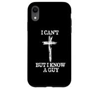 Non posso ma conosco un ragazzo Gesù Croce biblico cristiano Custodia per iPhone XR