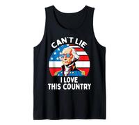 Non Posso mentire, Amo Questo Paese George Washington 4 luglio Canotta