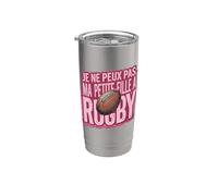 Non posso, mia nipote gioca a rugby Bicchiere termico in acciaio inox doppia parete