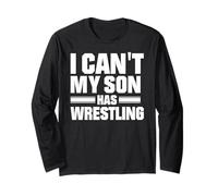 Non Posso Mio Figlio ha Wrestling Maglia a Manica