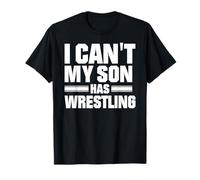 Non Posso Mio Figlio ha Wrestling Maglietta