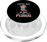 Non Posso Non Sono In Pigiama Panda Rossa Stanco Pisolino PopSockets PopGrip per MagSafe