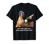 Non Posso Parlare Adesso Facendo Cose per Cani e Birra Maglietta