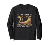 Non Posso Parlare Adesso STO calcolando Il Fattore di Sicurezza Divertente Maglia a Manica