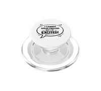 Non posso parlare inglese ma sono eccitato Citazione minima PopSockets PopGrip per MagSafe