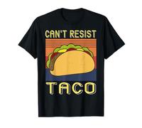 Non Posso resistere al Taco retrò Divertente Maglietta