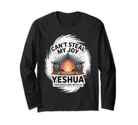 Non Posso rubare la mia Gioia Yeshua Tabernacolo con Noi/Sukkot Maglia a Manica