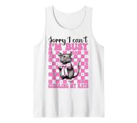 Non posso, sono occupato a coccolare i miei ratti Funny Rat Girl Mamma Mouse Canotta