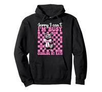 Non posso, sono occupato a coccolare i miei ratti Funny Rat Girl Mamma Mouse Felpa con Cappuccio