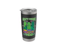 Non posso toccare questa pianta La signora ama i cactus succulenti Bicchiere termico in acciaio inox doppia parete