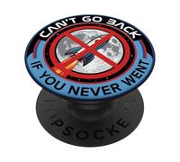 Non posso tornare indietro Moon Landing Bufala Cospirazione Missione falsa PopSockets PopGrip Adesivo