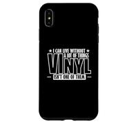 Non posso vivere senza Vinyl Record Custodia per iPhone XS Max