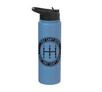 Non possono rubare ciò che non possono guidare auto manuale Stainless Steel Insulated Water Bottle
