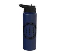 Non possono rubare ciò che non possono guidare auto manuale Stainless Steel Insulated Water Bottle
