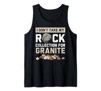 Non prendo la mia collezione Rock per la raccolta di rocce di granito Canotta