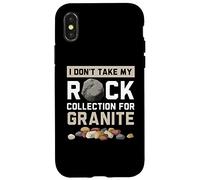 Non prendo la mia collezione Rock per la raccolta di rocce di granito Custodia per iPhone X/XS