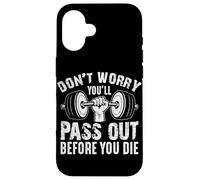 Non preoccuparti che scompaia prima di morire Custodia per iPhone 16