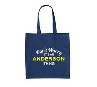 Non Preoccuparti È Una Cosa ANDERSON - Borsa In Tela - Nome Personalizzato