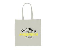Non Preoccuparti È Una Cosa ANDERSON - Borsa In Tela - Nome Personalizzato