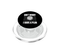 Non preoccuparti, ho un piano - RPG da tavolo TTRPG Player D20 PopSockets PopGrip per MagSafe