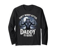 Non Preoccuparti, Kitten Daddy è Qui, Werewolf Protector Fantasy Maglia a Manica