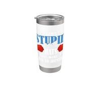 Non puoi aggiustare stupido ma i cappelli lo rendono facile da identificare Bicchiere termico in acciaio inox doppia parete