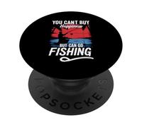 Non puoi comprare la felicità ma puoi andare a pescare pescatore PopSockets PopGrip Adesivo