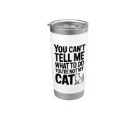 Non puoi dirmi cosa fare non sei il mio gatto Bicchiere termico in acciaio inox doppia parete