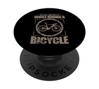 Non puoi essere triste mentre vai in bicicletta PopSockets PopGrip Adesivo