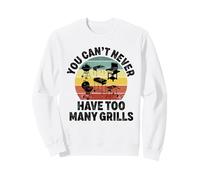 Non puoi mai Avere troppe Griglie BBQ Grilling Master Felpa