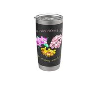Non puoi mai avere troppe orchidee Bicchiere termico in acciaio inox doppia parete