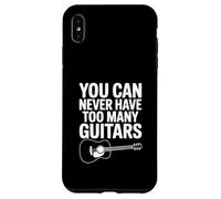 Non puoi mai avere troppi amanti della musica delle chitarre Custodia per iPhone XS Max