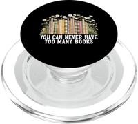 Non puoi mai avere troppi libri che leggono fiori selvatici ragazze PopSockets PopGrip per MagSafe