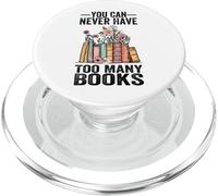 Non puoi mai avere troppi libri Libri divertenti per gli amanti della lettura PopSockets PopGrip per MagSafe