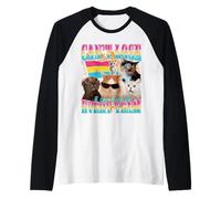 Non puoi Perdere se Giochi per Ogni Squadra Scherzo Divertente Orgoglio LGBT Maglia con Maniche Raglan